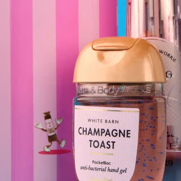 White Barn Sparkling Hands Champagne Toast Hand Cream & PocketBac Gift Set - Picture 2 of 4